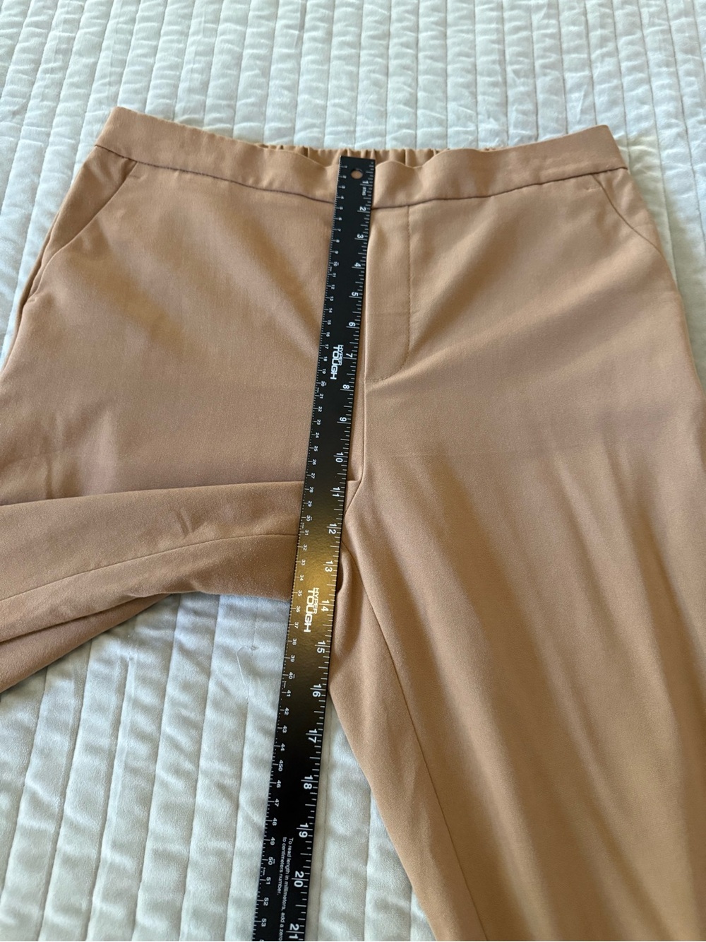 Banana Republic Women’s Size 12 Camel Tan Straight Leg Dress Pants Trousers - Picture 5 of 10